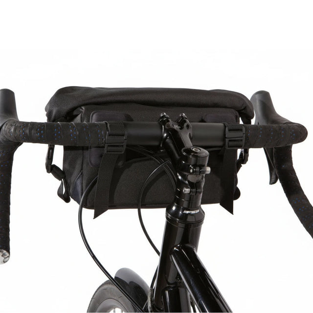 Two Wheel Gear - Dayliner Mini Handlebar Bag - Black - on Bike Back