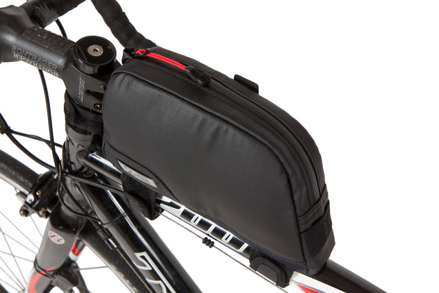 Two Wheel Gear - Bike Top Tube Bag - Recycled Black Poly Ripstop