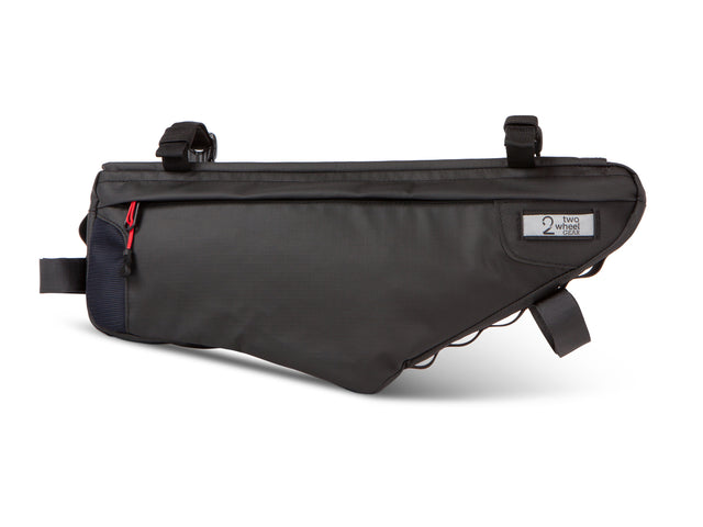 Two Wheel Gear - Bike Frame Bag - Black Recycled Fabric