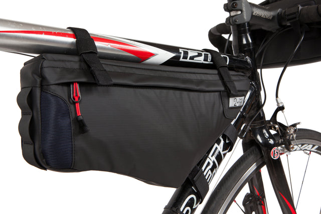 Two Wheel Gear - Bike Frame Bag - Black Recycled Fabric