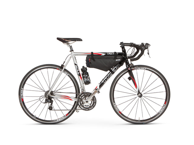 Two Wheel Gear - Bike Frame Bag - Black Recycled Fabric - Bicycle frame