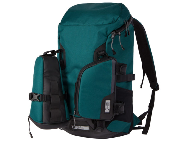 Two Wheel Gear - Commute Backpack, Seat Pack and Top Tube Bag on Bike - Tofino Blue