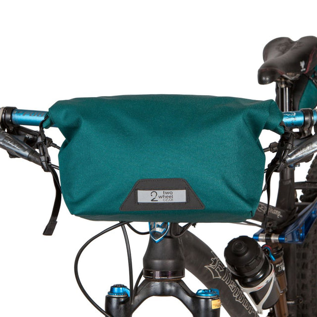 Two Wheel Gear - Dayliner Mini Handlebar Bag - Tofino Blue - on bike