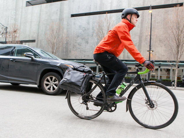 Two Wheel Gear - Classic 3.0 Garment Pannier - Graphite Grey - Bike Suit Bag - Bike Commuter