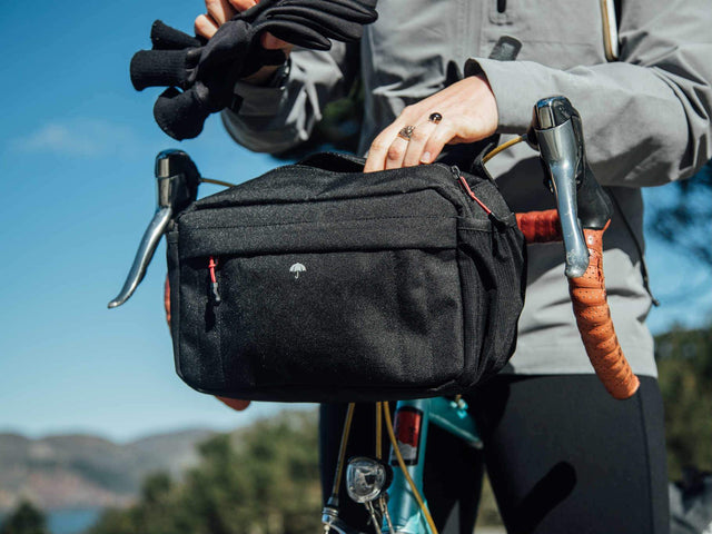 Black, Graphite - Two Wheel Gear - Mini Messenger Handlebar Bag - Commuter - Woman Packing (1500464185379)