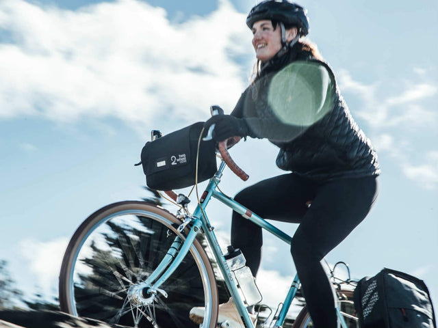 Black, Graphite - Two Wheel Gear - Mini Messenger Handlebar Bag - Commuter - Woman - Fun (1500464185379)