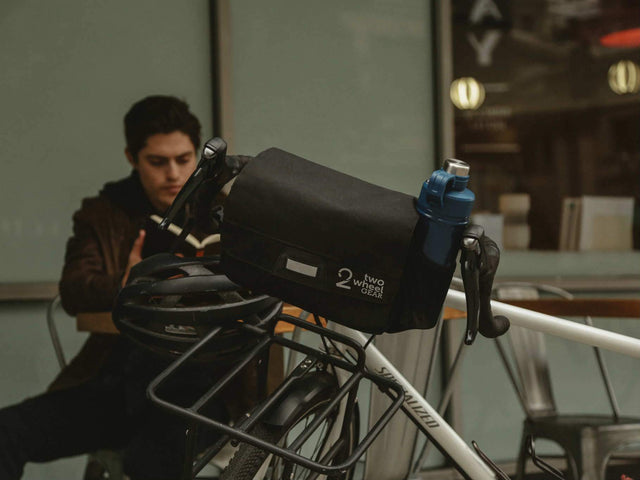 Black, Graphite - Two Wheel Gear - Mini Messenger Handlebar Bag - Bike Bag - Commuter - Man (1500464185379)