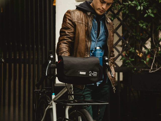 Black, Graphite - Two Wheel Gear - Mini Messenger Handlebar Bag - Commuter - Man (1500464185379)