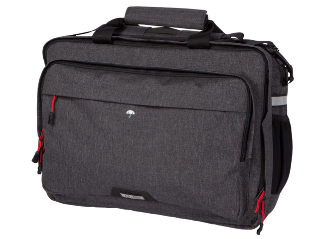 Two Wheel Gear - Pannier Laptop Messenger - Graphite Grey - Front (4382971035718)