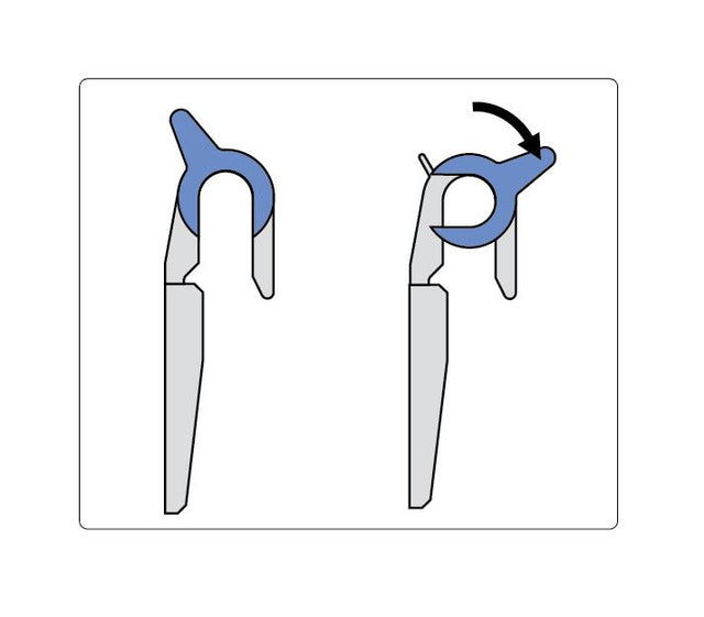 Two Wheel Gear - Rixen & Kaul - KLICKfix TWIST Mounting hook (1485934231587)