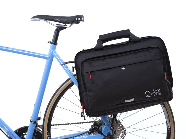 Black - Bike Bags - Pannier Briefcase Convertible (2018) - Laptop Messenger (600723062819)