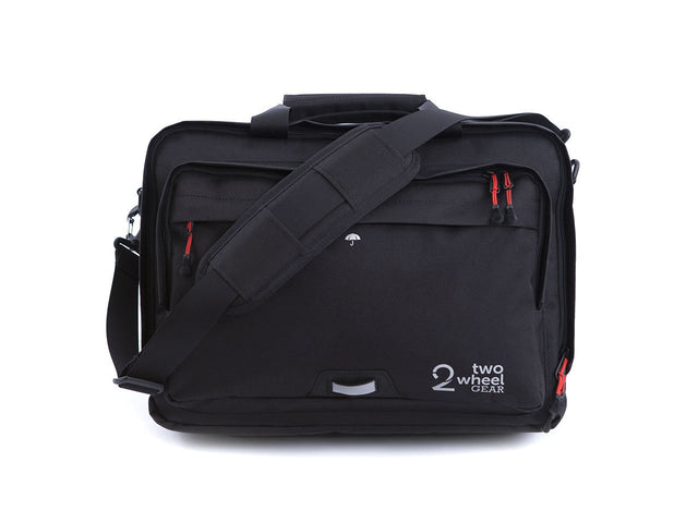 Black - Bike Bags - Pannier Briefcase Convertible (2018) - Laptop Messenger (600723062819)