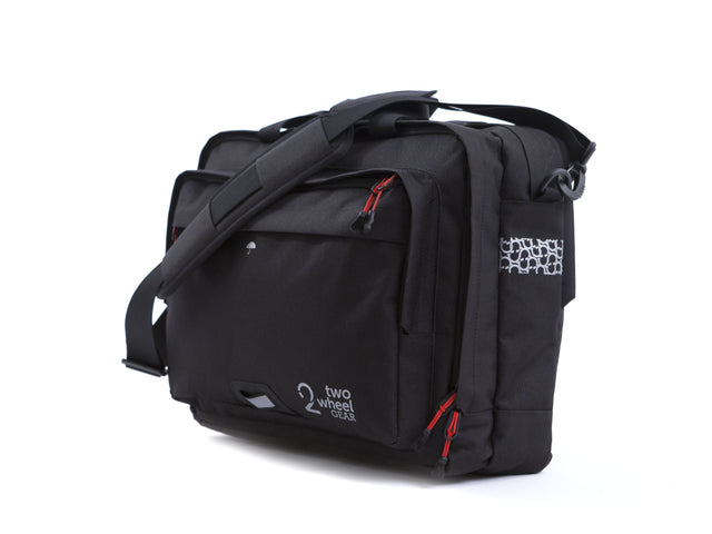 Black - Bike Bags - Pannier Briefcase Convertible (2018) - Laptop Messenger (600723062819)