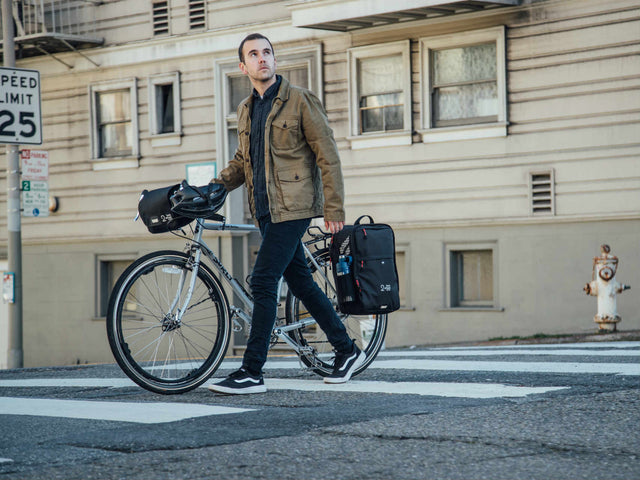 Two Wheel Gear - Pannier Backpack PLUS+ and Mini Messenger Handlebar Bag