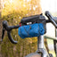 Two Wheel Gear - Handlebar Bag - Black - with rain jacket packed on front