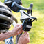 Two Wheel Gear - Tack Strap Tool Wrap - Black Bicycle Accessory Strap System - Under Bicycle Saddle with Gear