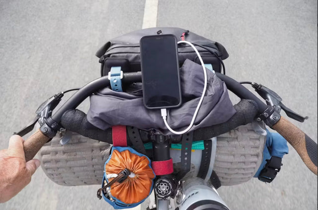 Two wheel gear - bike touring with alpha handlebar bag