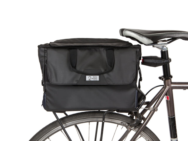 Two Wheel Gear - Dayliner Box Bag - Bicycle Trunk - Black - Recycled Fabric