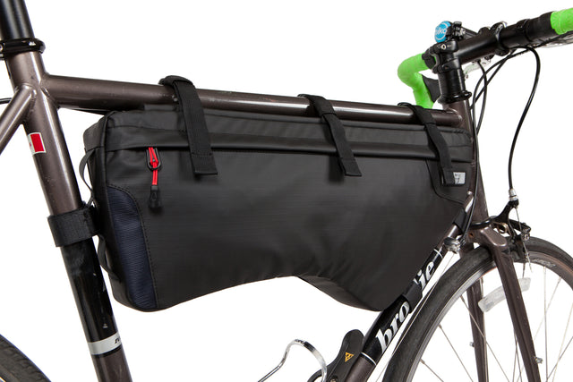 Two Wheel Gear - Mamquam Bike Frame Bag - Black - Recycled Fabric