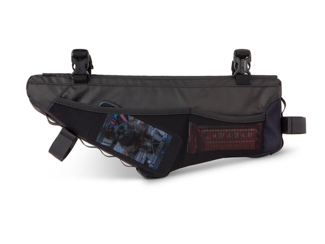 Two Wheel Gear - Bike Frame Bag - Black Recycled Fabric - Quickdraw
