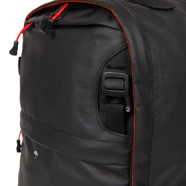 Two Wheel Gear - Pannier Backpack - Black Ripstop - Close up