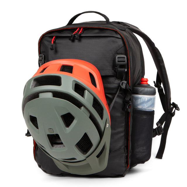 Two Wheel Gear - Pannier Backpack - Black Ripstop - Bag with helmet