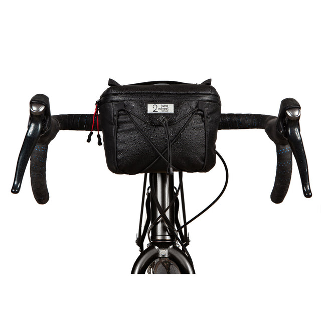Two Wheel Gear - Bicycle Handlebar Bag - Black Ripstop - Waterproof