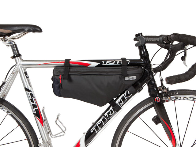 Two Wheel Gear - Bike Frame Bag - Small - Black on bike