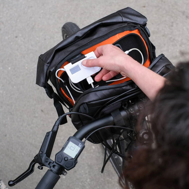Two Wheel Gear - Alpha Handlebar Bag - Joey T2 on Handlebars