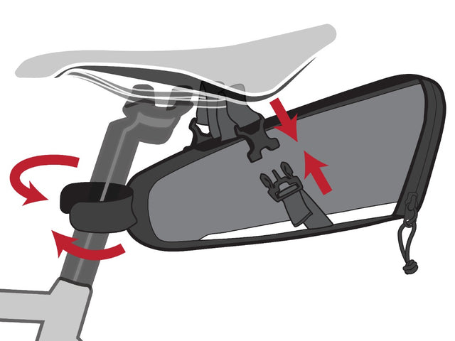 Two Wheel Gear - Commute Seat Pack - Strap Instructions