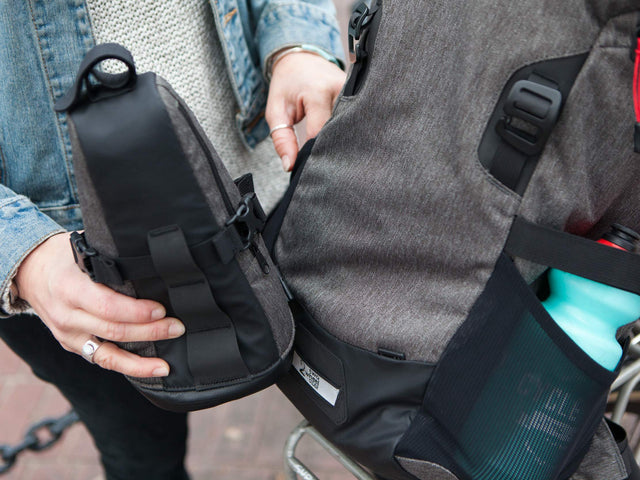 Two Wheel Gear Canada - Attaching Seat Pack to Commute Backpack