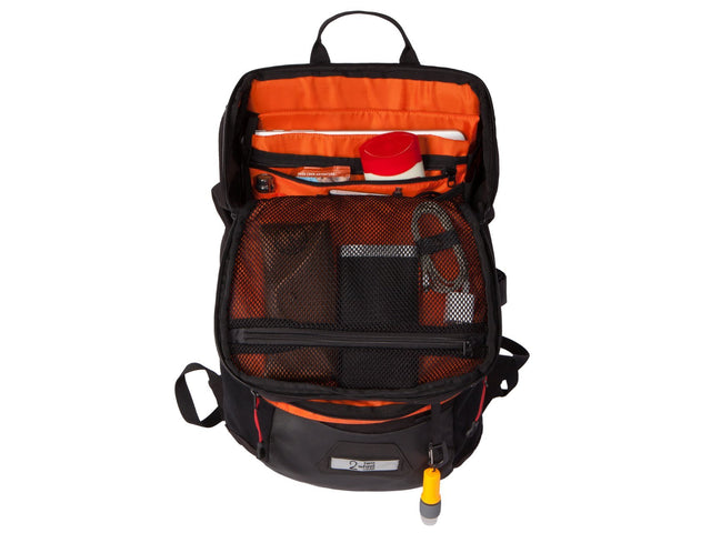 Two Wheel Gear - Bike Commute Backpack - Black - Inside Packed (4380809396294)