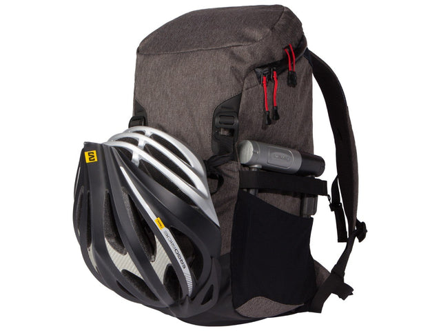 Two Wheel Gear - Commute Bike Backpack - With Modular Attachment System - Graphite Grey - With Helmet and Lock (4380809396294)