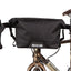 Two Wheel Gear - Dayliner Mini Handlebar Bag - Black - Front on Bike (4382909104198)