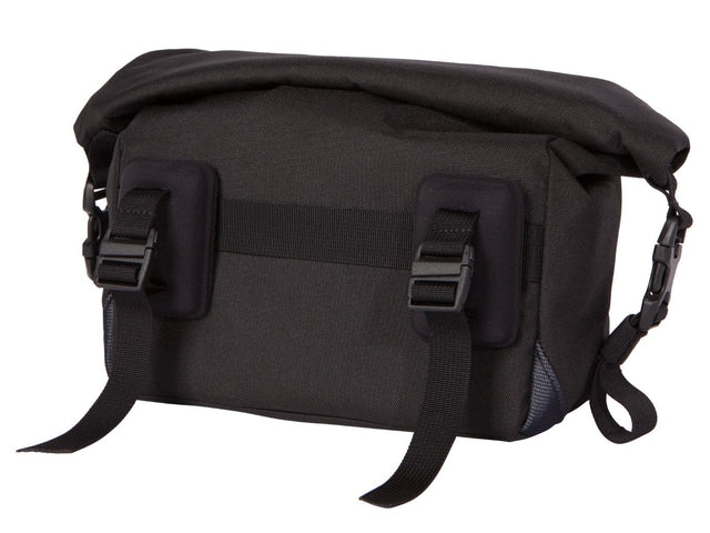 Two Wheel Gear - Dayliner Mini Handlebar Bag - Black - Back - Mounts for handlebars (4382909104198)