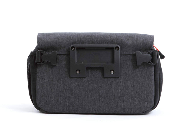 Graphite - Two Wheel Gear - Mini Messenger Handlebar Bag - Back (1500464185379)