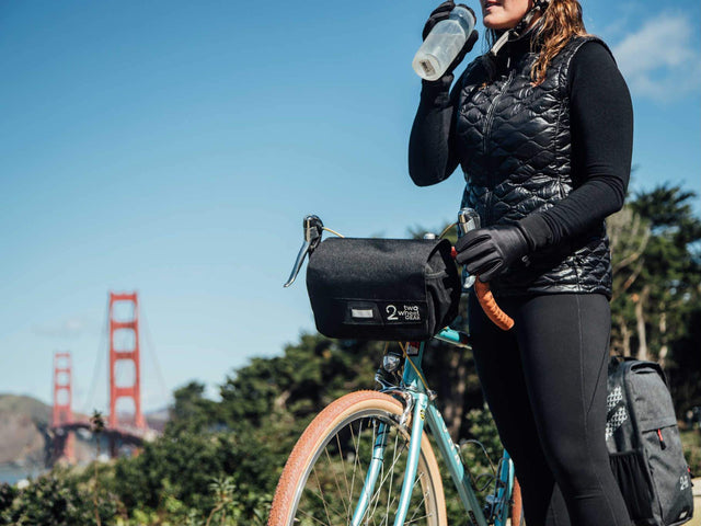 Black, Graphite - Two Wheel Gear - Mini Messenger Handlebar Bag - Commuter - Woman (1500464185379)