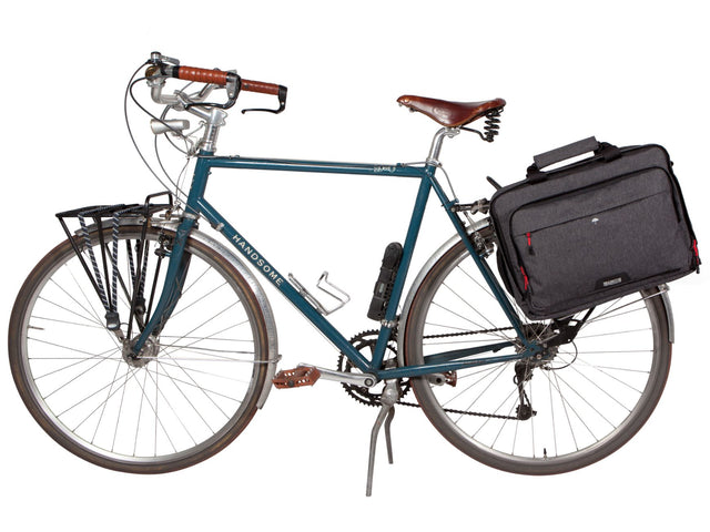 Two Wheel Gear - Pannier Laptop Messenger - Graphite Grey - On Bike Bag (4382971035718)