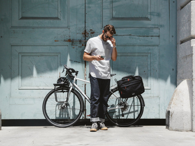 Canvas - Bike Bags - Pannier Briefcase Convertible (2018) - Bicycle Laptop Messenger (600723062819)