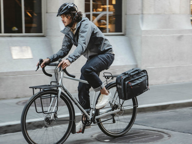 Graphite - Bike Bags - Pannier Briefcase Convertible (2018) - Bicycle Laptop Messenger (600723062819)