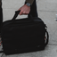 Black, Graphite, Canvas - Bike Bags - Pannier Briefcase Convertible (2018) - Bicycle Laptop Messenger (600723062819)