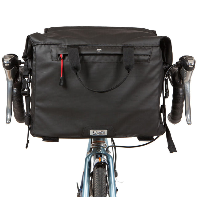Two Wheel Gear - Dayliner Box Bag - Bicycle Trunk - Black - Recycled Fabric - Front